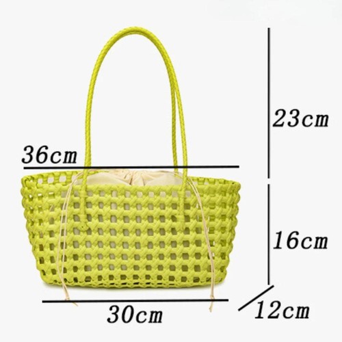 Borsa donna cestino paglia