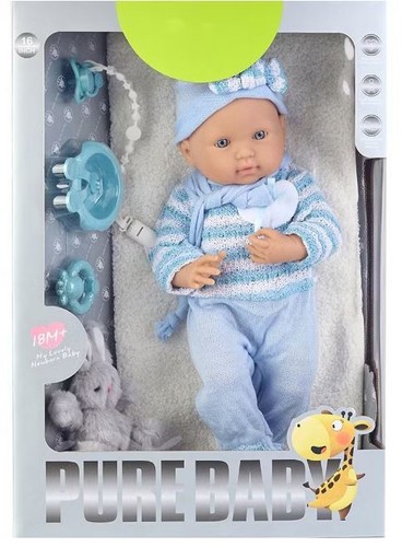 Bambola newborn 40cm con - bambola,