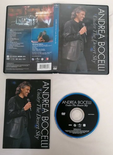 Dvd andrea bocelli - bocelli, the