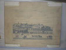 FS QUADRETTO DA SCOMPARTIMENTO  BERGAMO CM. 42X34 DECORAZIONI VILLANI