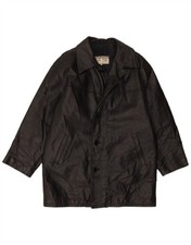 Giacca pelle uomo VINTAGE IT 48 media pelle nera ZF01