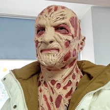 Maschera Freddy Krueger  Lattice Halloween - Costume Nightmare Elm Street Horror