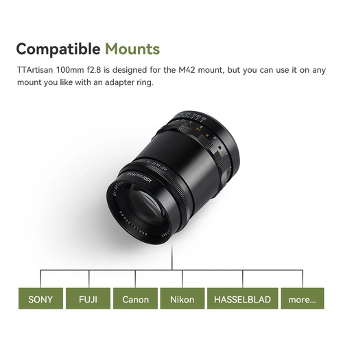Ttartisan 100 8 - mm, f2.8