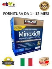⭐OFFERTA 2026⭐MIN0XIDIL5% - LOZIONE ANTICADUTA RICRESCITA CAPELLI- KIT 1-12MESI⭐