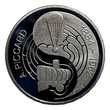 [NC] SVIZZERA - 5 FRANCHI COMMEMORATIVI 1984 - PICCARD (nc436c)