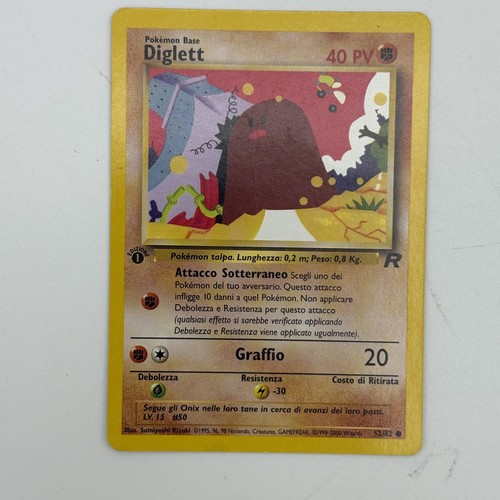 Carta pokemon diglett comune - pokemon,