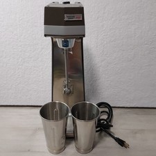 Mixer bevande vintage Hamilton Beach Scovill 936-1 con 2 tazze testato e funzionante