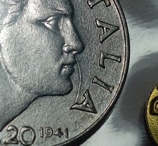 20 CENTESIMI 1941   DIFETTO /