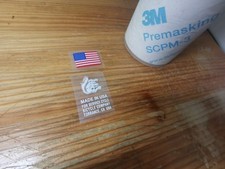 Mangusta Torrance, bianco CA USA decalcomanie vinile adesivo adesivi X2