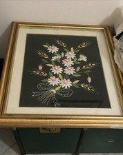 Quadro greco ricamato a mano