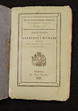 COMPENDIO DELLE ANTICHITA' ROMANE FIACCADORI 1841