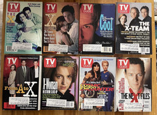 8 THE  X-FILES TV Guides 1995