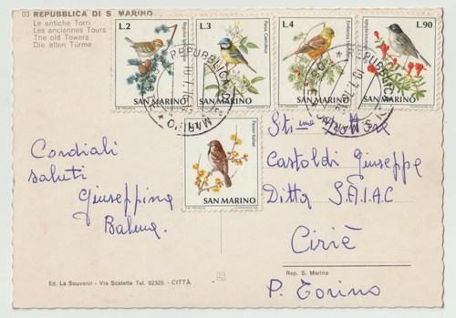 Cartolina san marino - cartolina,