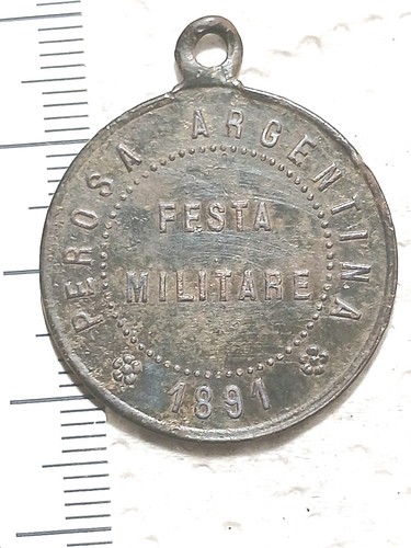 Medaglia festa militare - medaglia, perosa