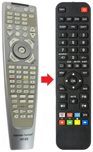 Telecomando adatto per harman - adatto,