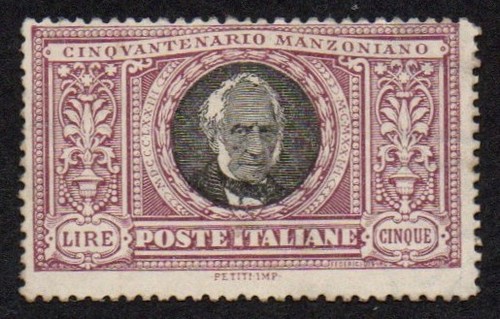 Regno 1923 alessandro - 1923, manzoni