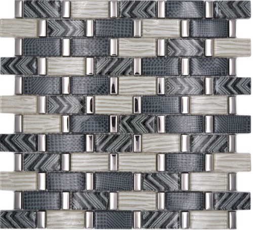 Mosaico piastrelle grigio - mosaico,