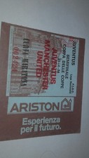 BIGLIETTO STADIO JUVENTUS -MANCHESTER UN. SEMIFINALE COPPA COPPE  1984
