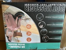 Massaggiatore plantare ad infrarossi, massaggio piede, pressoterapia piedi Nero