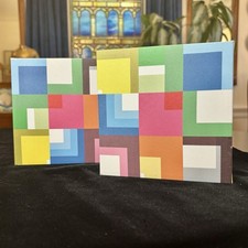 Coppia stampe d'arte su tela