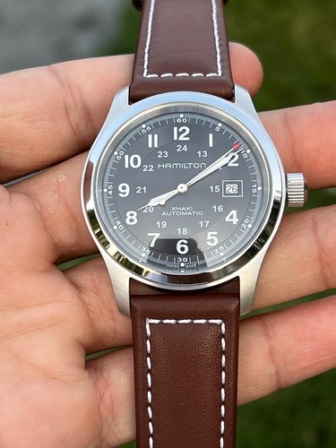 Hamilton khaki field orologio - khaki,