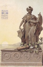 Cartolina militare auguri - cartolina,