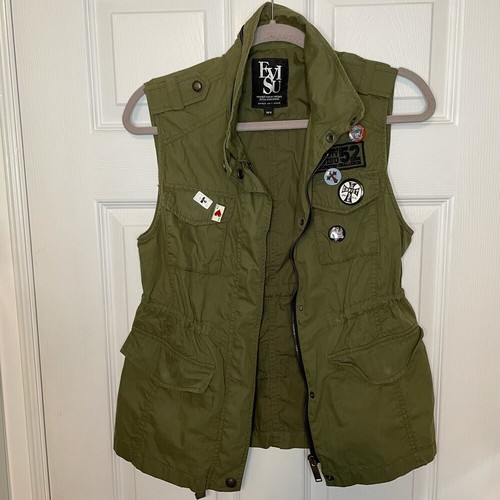 Evisu khaki green - evisu, cargo