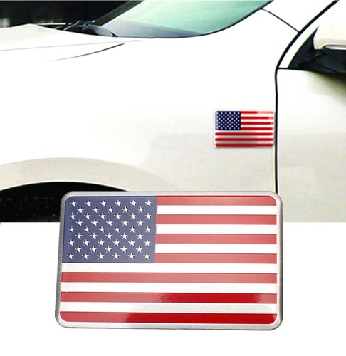Adesivo bandiera americana - , 3d