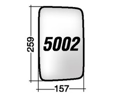 PLATE WITH MIRROR RIGHT - LEFT