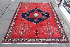 Tappeto grande rosso lana