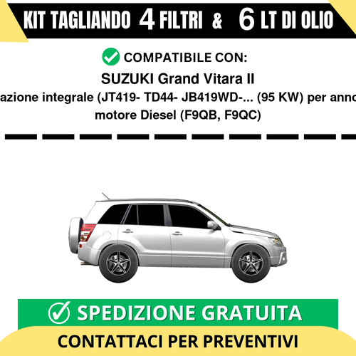 Tagliando per suzuki - tagliando, grand