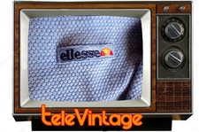 Maglione giacca da camera lana Ellesse anni 80 vintage sweater wool taglia 54