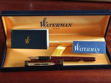 PENNA STILOGRAFICA WATERMAN IDEAL PARIS PENNINO ORO 18 K con Scatola