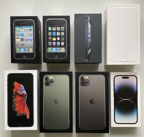 All empty iphone box - iphone, lot
