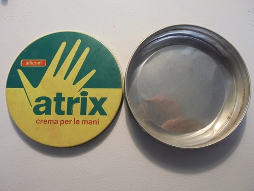 Scatola latta vintage atrix - scatola,