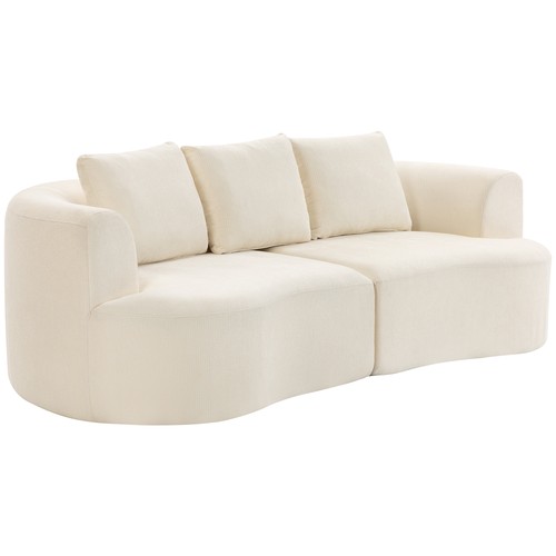 Homcom divano posti - homcom, 3