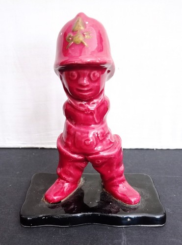Ceramica mascotte vigili del - ceramica,