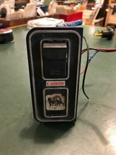 RARO INTERRUTTORE PULSANTE FANALE CRUSCOTTO AUTO D'EPOCA TIPO FIAT ALFA ROMEO