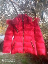 Giacca bambina rossa piumino 7-8 anni