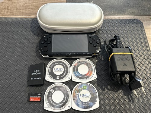 Console sony psp 2004 - psp, noire