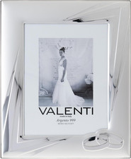 Valenti&Co - Cornice Portafoto in Argento Cm 13X18. Ideale Come Regalo per Matri