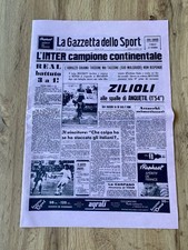 Gazzetta dello Sport 28 maggio 1964 Inter FC Coppa dei Campioni Champions League