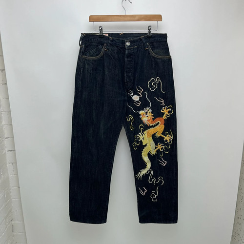 Jeans denim evisu - denim,