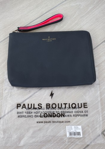 Pochette borsa grigia-fucsia