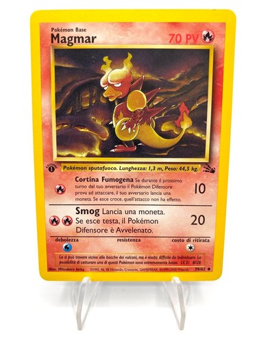 Carta pokemon magmar set - pokemon,