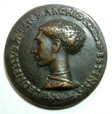 FERRARA   LIONELLO  D'ESTE   PISANELLO       FUSIONE  POSTERIORE