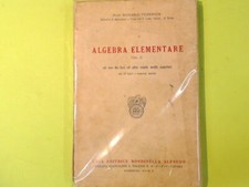 ALGEBRA ELEMENTARE VOL II FEDERICO RONDINELLA EDITRICE 1938