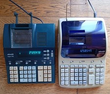 Macchina Calcolatrice Olivetti Logos 582 ed Olivetti Logos 692 - Entrambe...