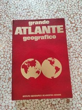 GRANDE ATLANTE GEOGRAFICO De Agostini 1976 dim. 40x28,5-  375 pagine + 146 indic
