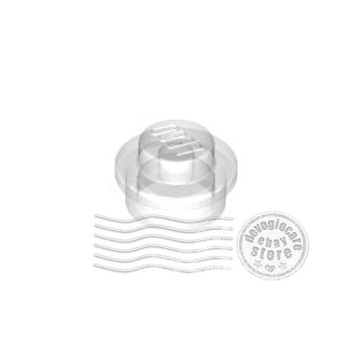 Lego 4073 piastra rotondo - 4x,